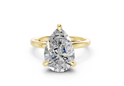 Solstice Diamond Solitaire Pear Cut 2.3mm Engagement Ring