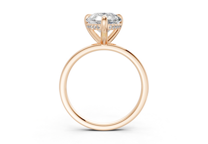 Solstice Diamond Solitaire Pear Cut 2.3mm Engagement Ring