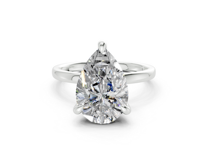Solstice Diamond Solitaire Pear Cut 2.3mm Engagement Ring