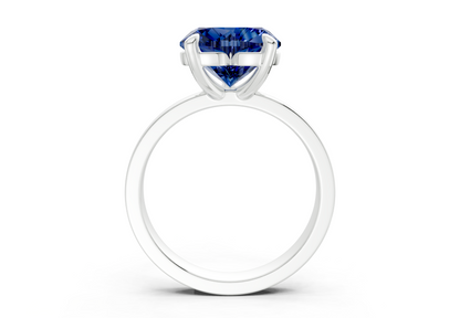 Aspen Sapphire Gemstone Solitaire Heart Cut 3mm Engagement Ring