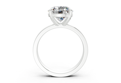 Aspen Diamond Solitaire Round Cut 3mm Engagement Ring