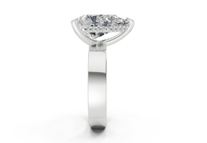 Echo Diamond Solitaire Pear Cut 4mm Engagement Ring