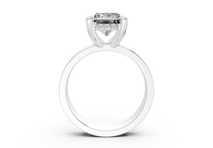 Echo Diamond Solitaire Radiant Cut 4mm Engagement Ring