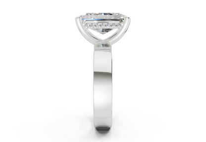 Echo Diamond Solitaire Radiant Cut 4mm Engagement Ring