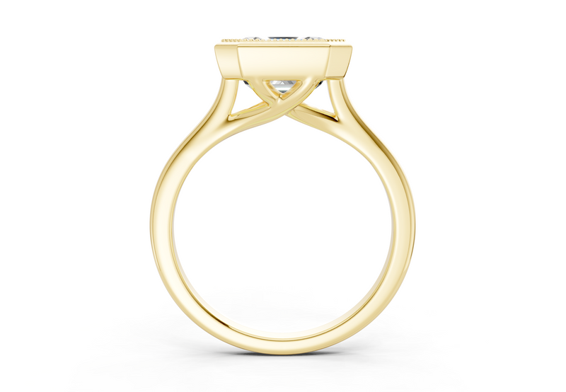 The Hudson Bezel Solitaire Engagement Ring
