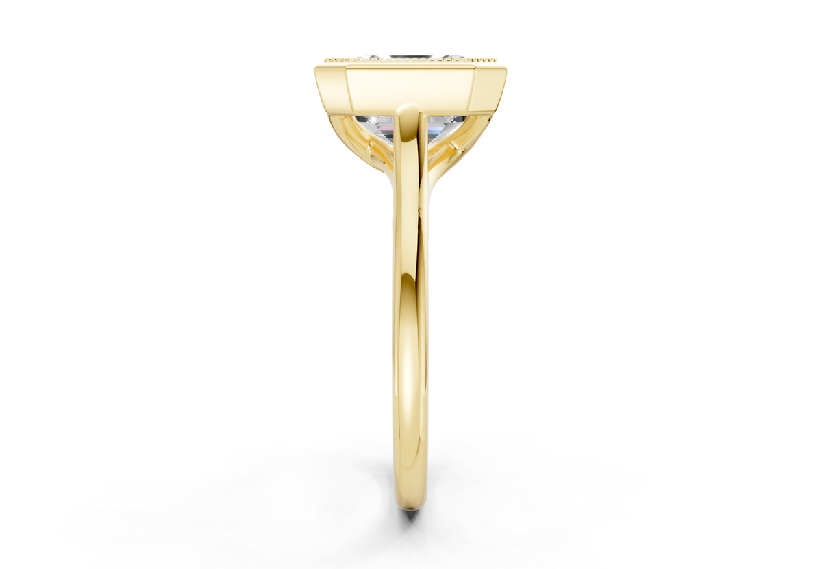 The Hudson Bezel Solitaire Engagement Ring