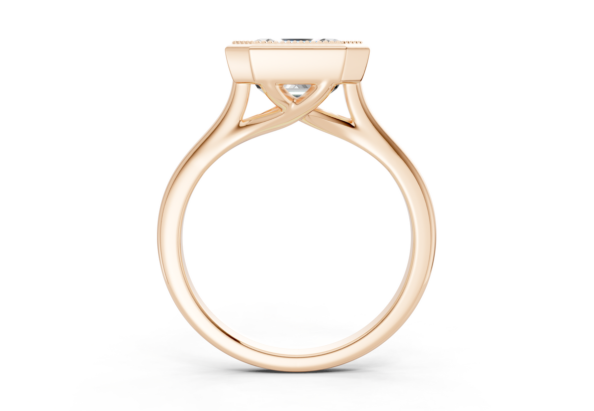 The Hudson Bezel Solitaire Engagement Ring