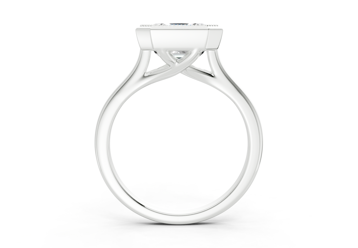 The Hudson Bezel Solitaire Engagement Ring