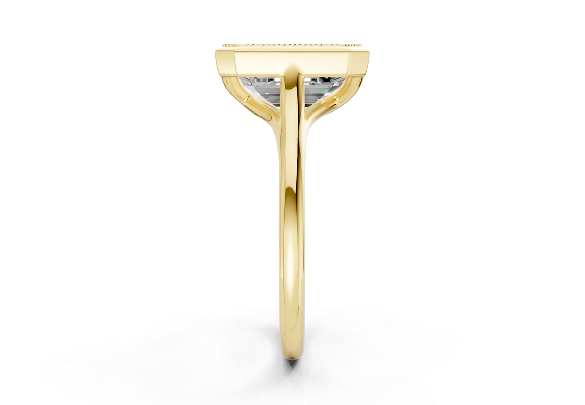 The Hudson Bezel Solitaire Engagement Ring