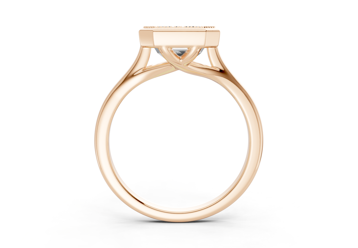 The Hudson Bezel Solitaire Engagement Ring
