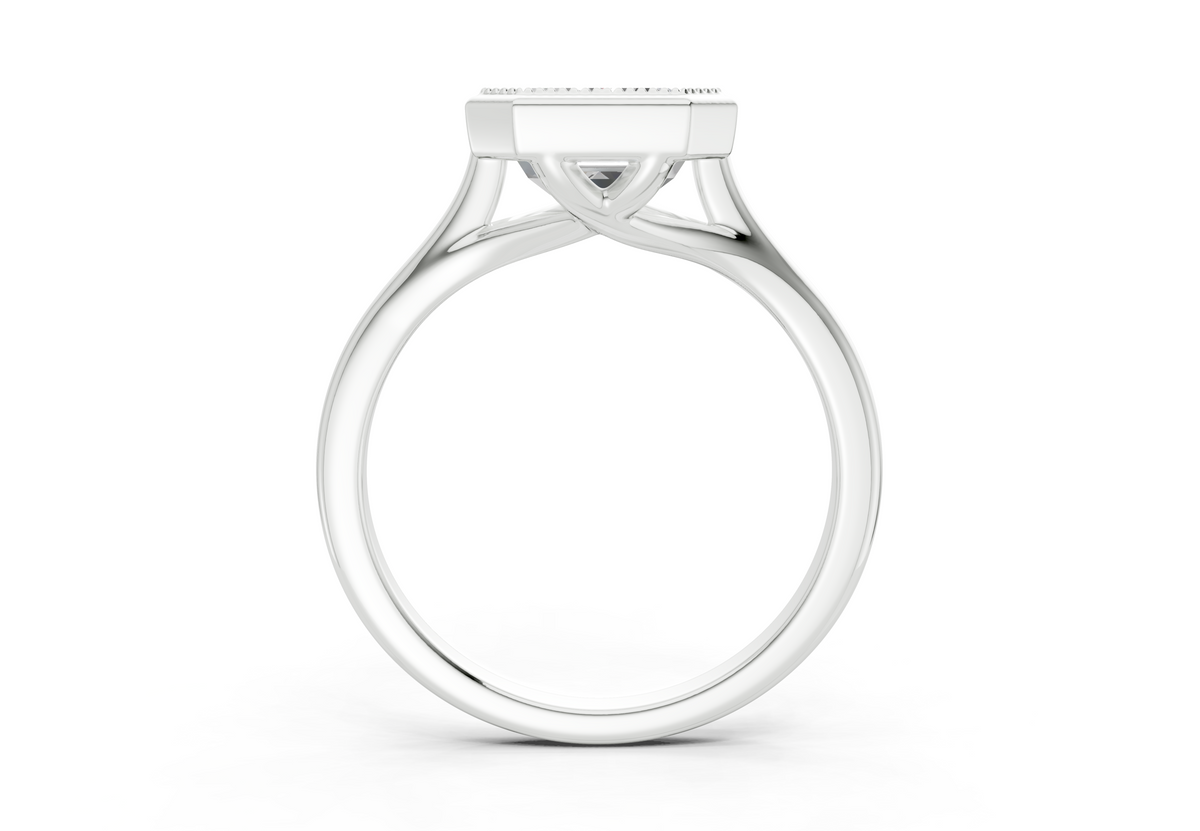 The Hudson Bezel Solitaire Engagement Ring