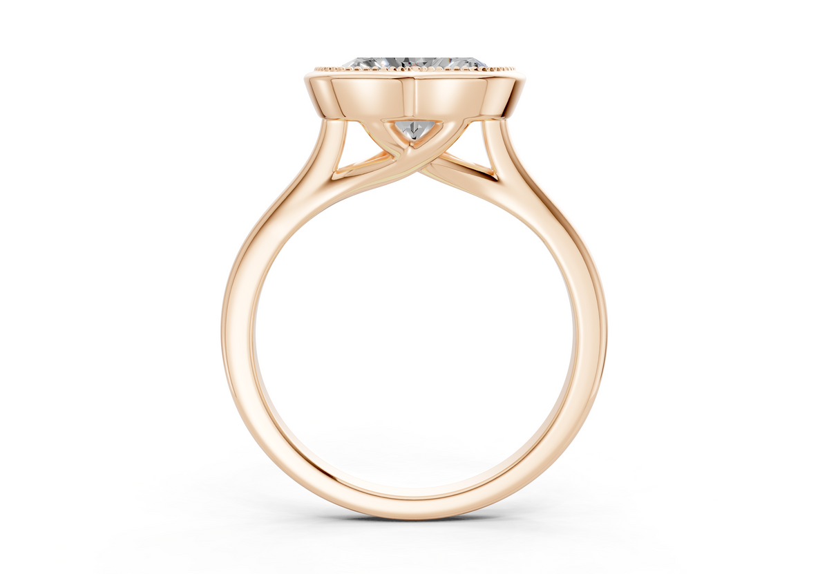 The Hudson Bezel Solitaire Engagement Ring