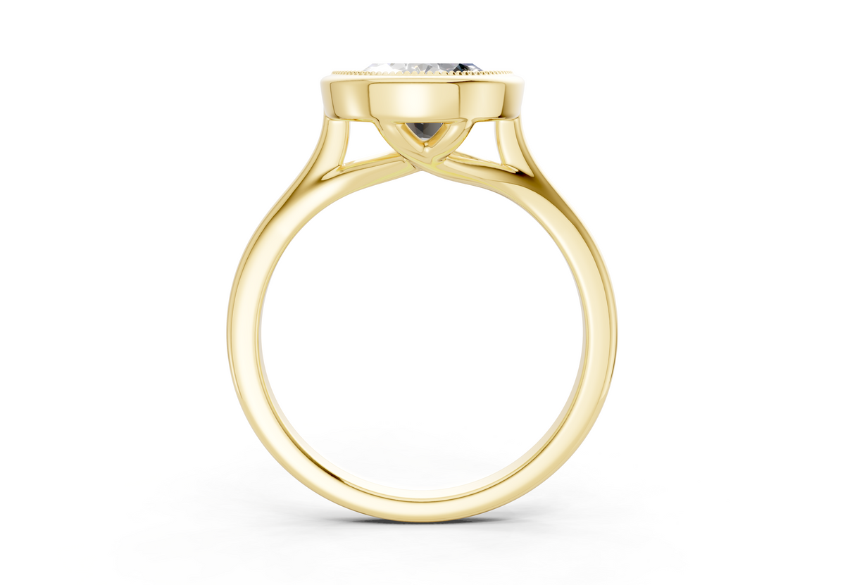 The Hudson Bezel Solitaire Engagement Ring