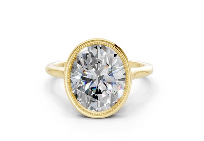 The Hudson Bezel Solitaire Engagement Ring