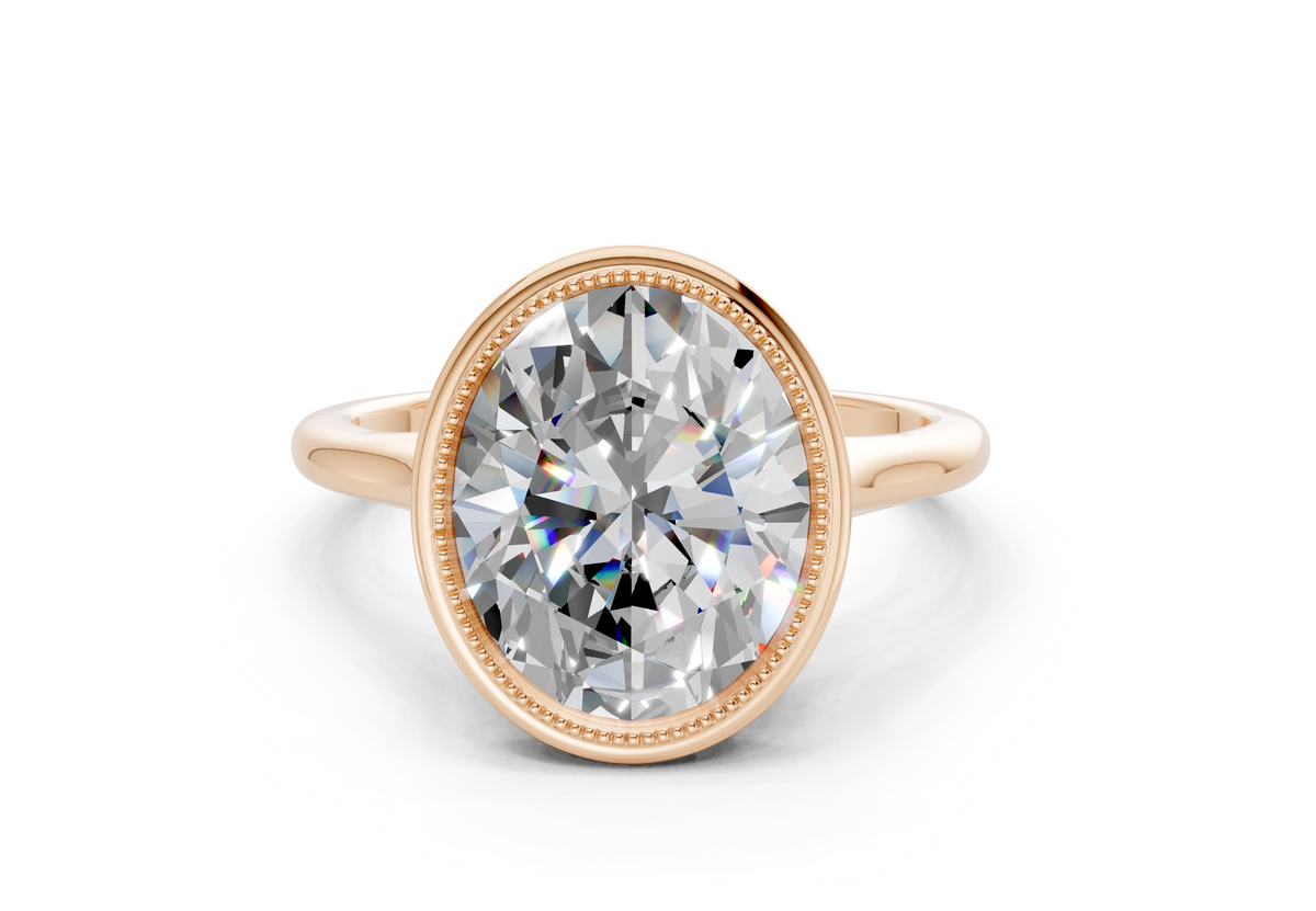 The Hudson Bezel Solitaire Engagement Ring