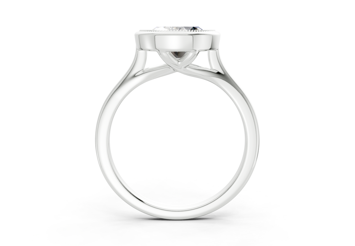 The Hudson Bezel Solitaire Engagement Ring