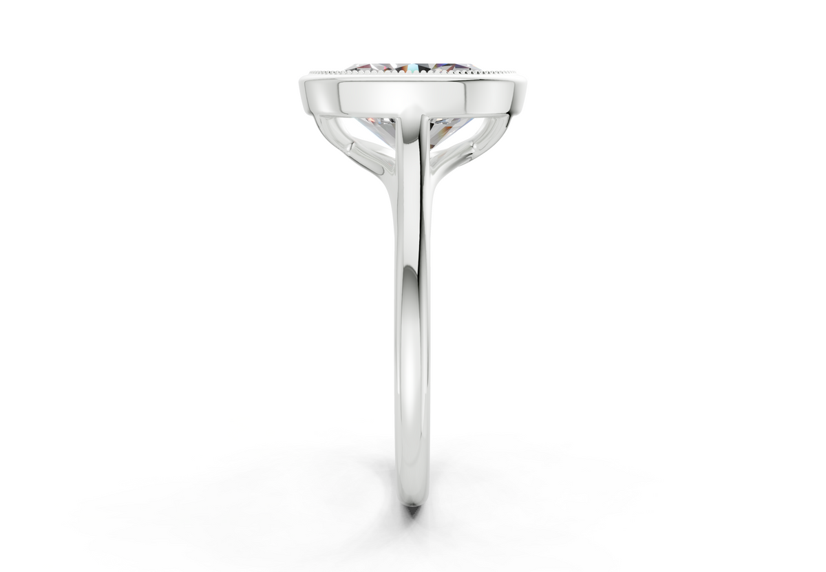 The Hudson Bezel Solitaire Engagement Ring