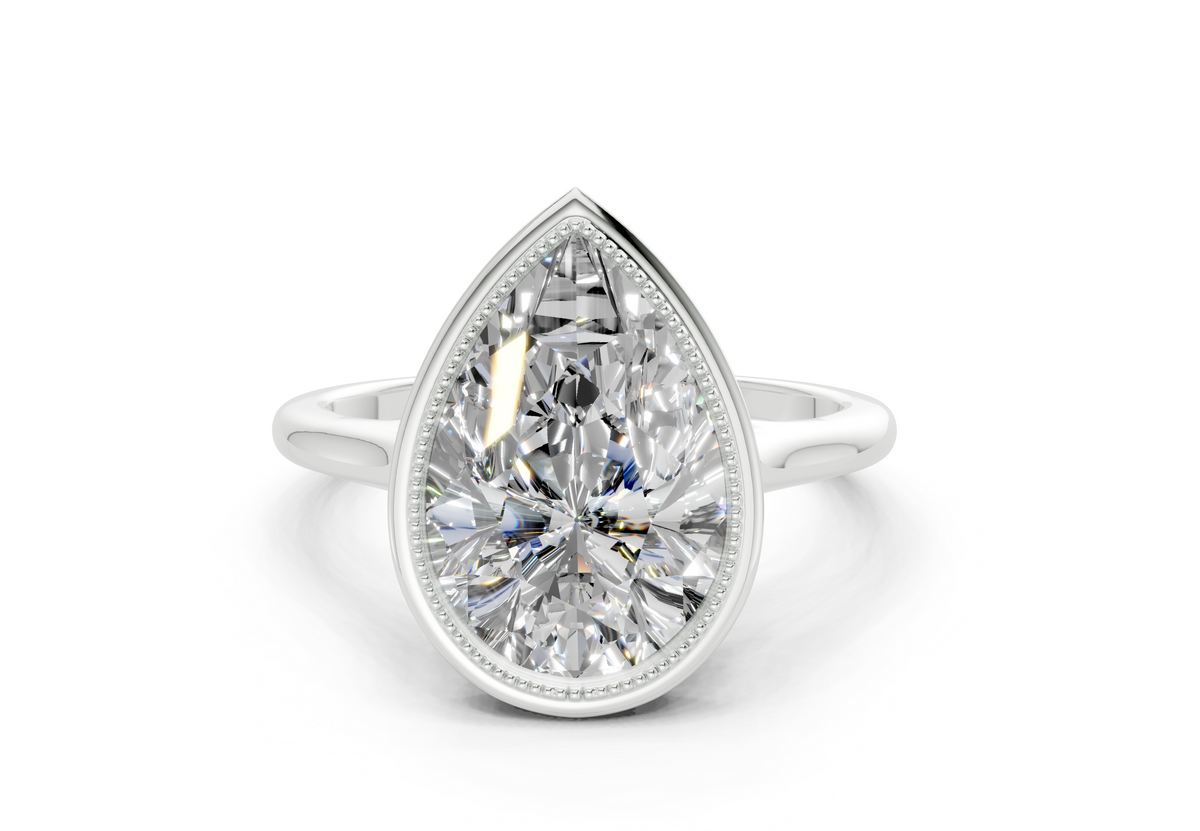 The Hudson Bezel Solitaire Engagement Ring