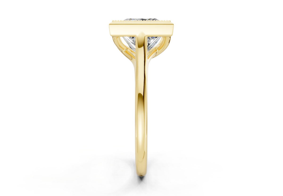 The Hudson Bezel Solitaire Engagement Ring