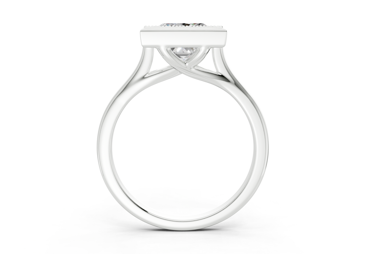The Hudson Bezel Solitaire Engagement Ring
