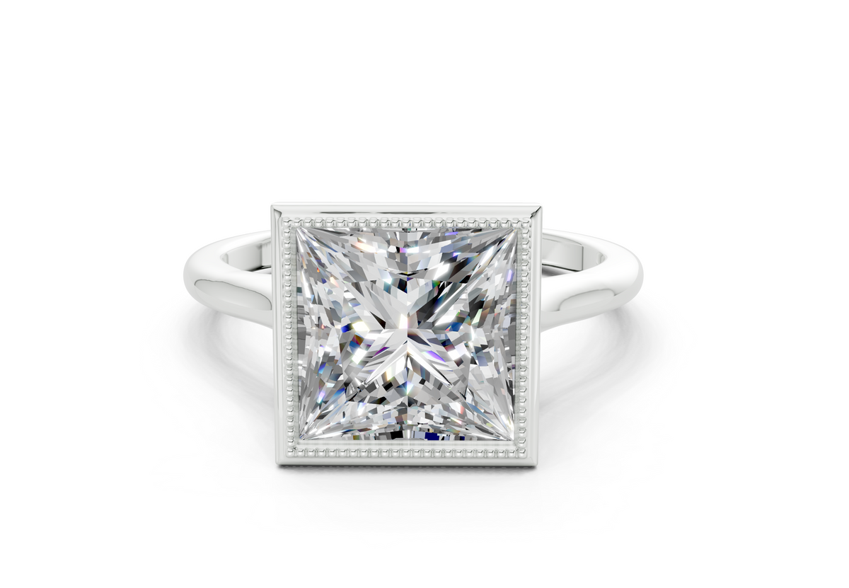 The Hudson Bezel Solitaire Engagement Ring