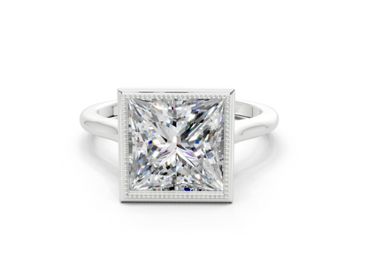The Hudson Bezel Solitaire Engagement Ring