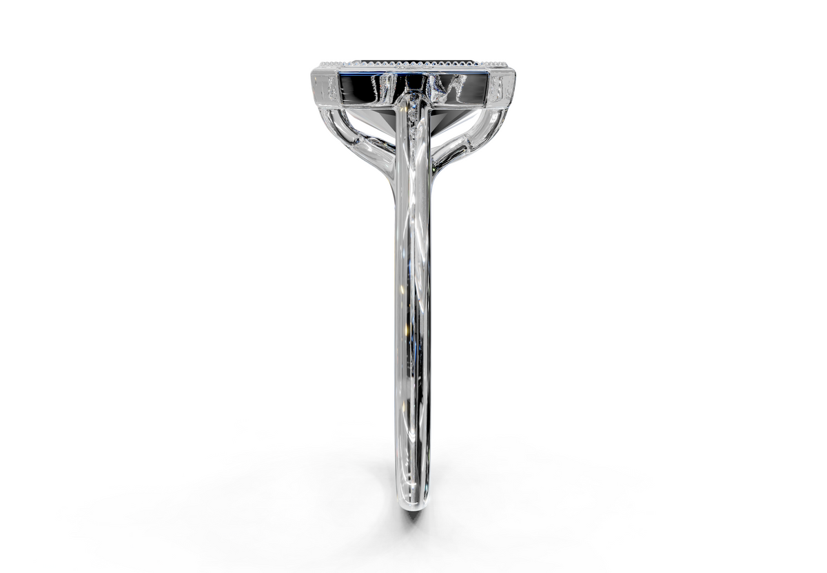 The Hudson Bezel Solitaire Engagement Ring
