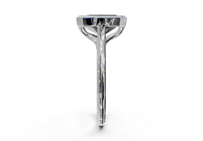 The Hudson Bezel Solitaire Engagement Ring