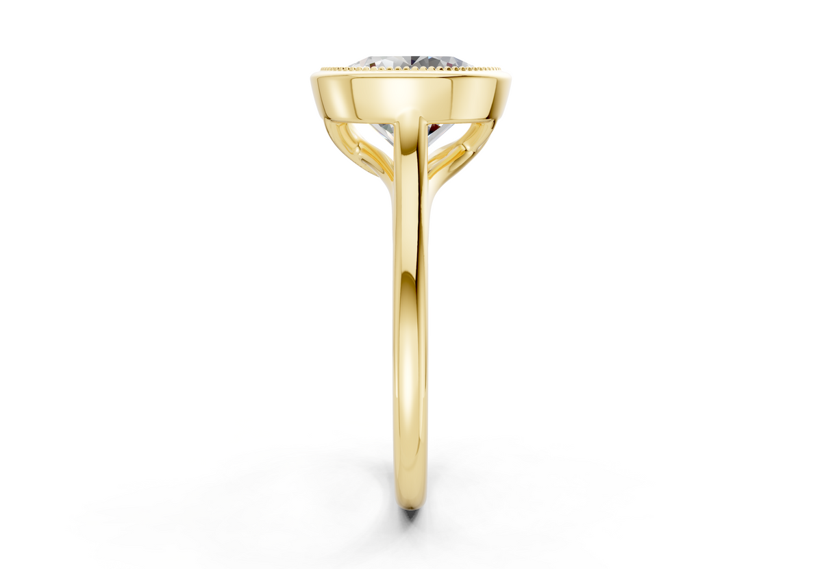 The Hudson Bezel Solitaire Engagement Ring