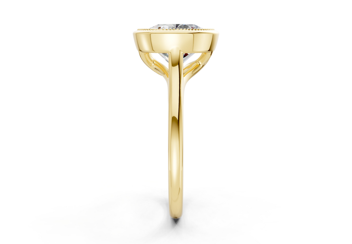 The Hudson Bezel Solitaire Engagement Ring