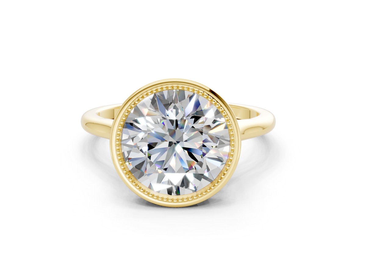 The Hudson Bezel Solitaire Engagement Ring