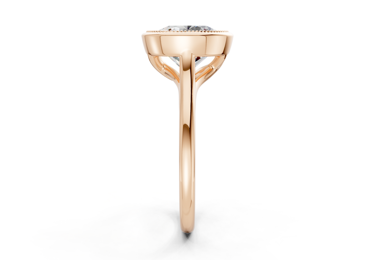 The Hudson Bezel Solitaire Engagement Ring
