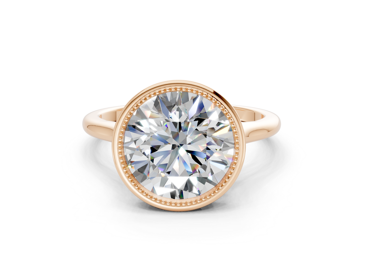 The Hudson Bezel Solitaire Engagement Ring