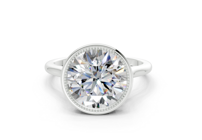 The Hudson Bezel Solitaire Engagement Ring
