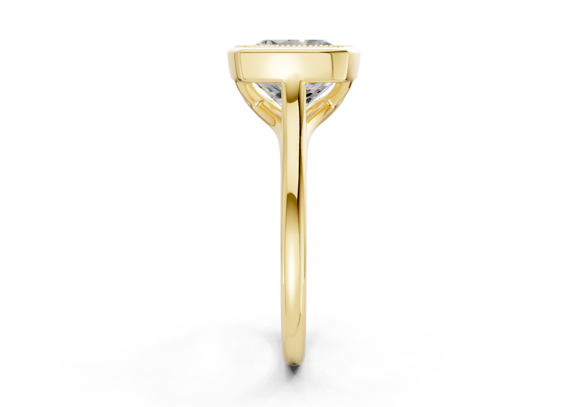 The Hudson Bezel Solitaire Engagement Ring