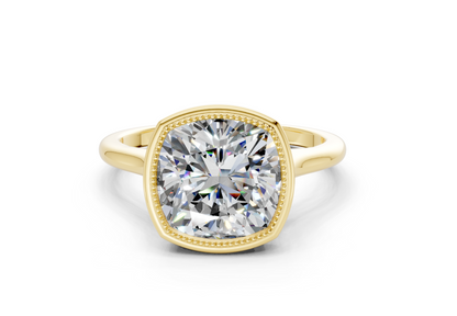The Hudson Bezel Solitaire Engagement Ring