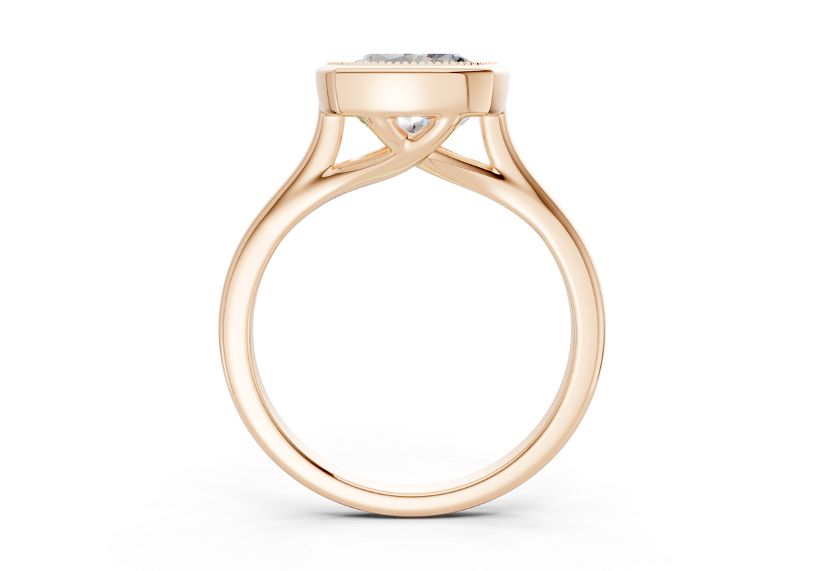 The Hudson Bezel Solitaire Engagement Ring