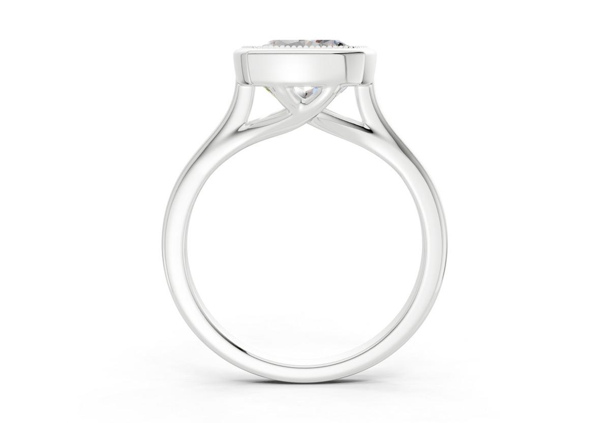 The Hudson Bezel Solitaire Engagement Ring