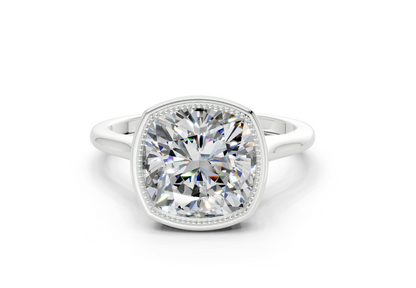 The Hudson Bezel Solitaire Engagement Ring