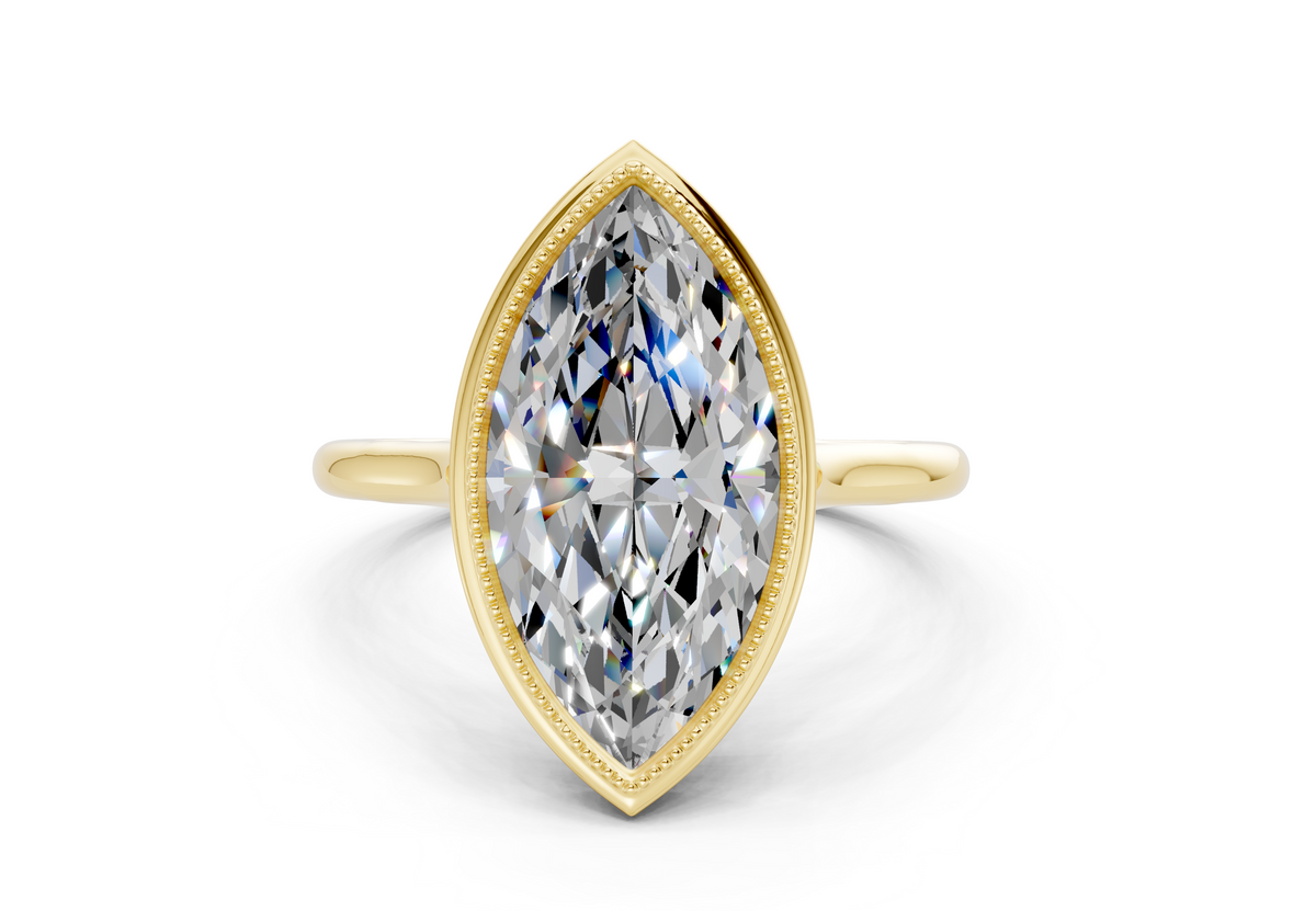 The Hudson Bezel Solitaire Engagement Ring