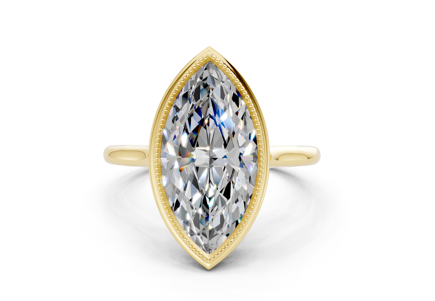 The Hudson Bezel Solitaire Engagement Ring