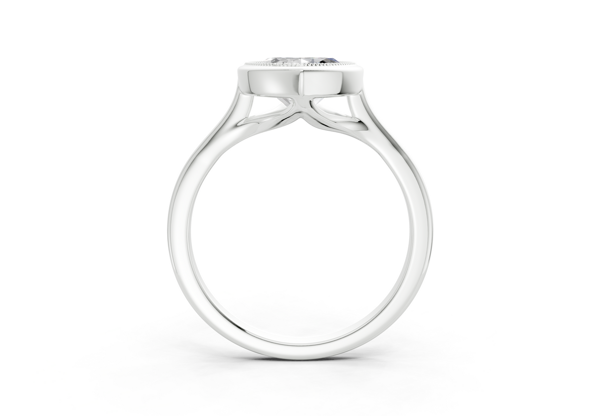 The Hudson Bezel Solitaire Engagement Ring
