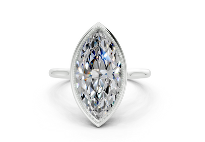 The Hudson Bezel Solitaire Engagement Ring