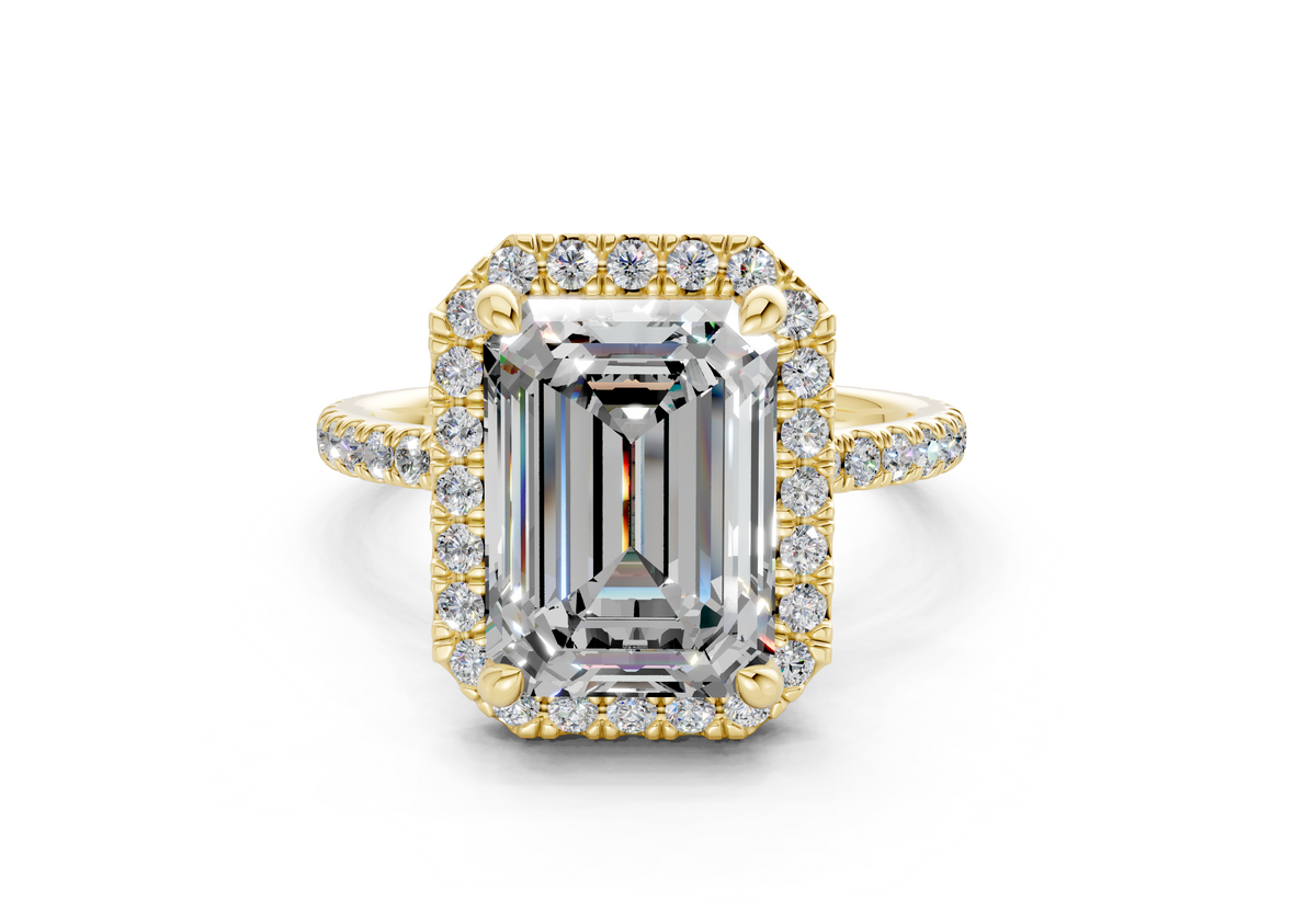 The Fifth Avenue Halo Signature Engagement Ring