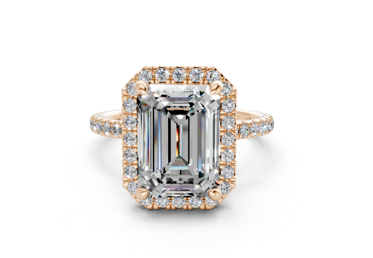 The Fifth Avenue Halo Signature Engagement Ring