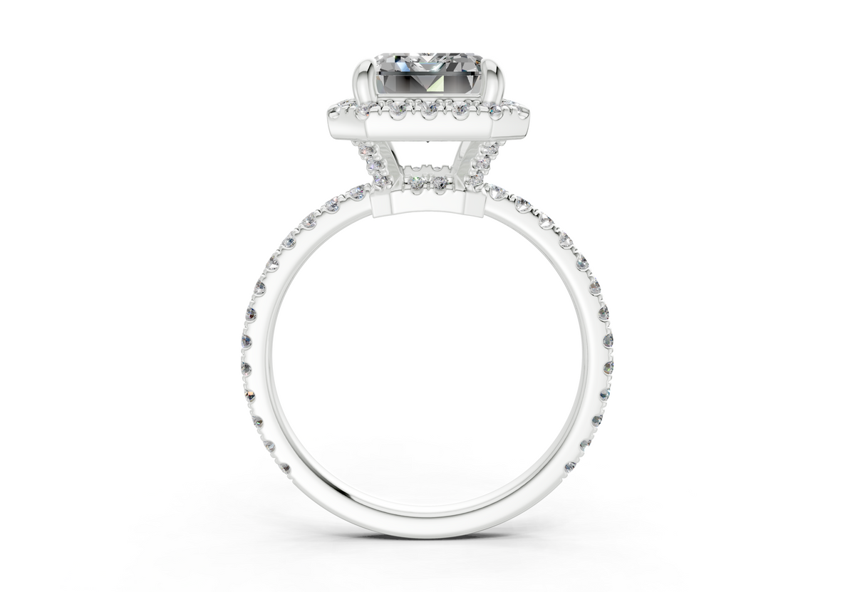 The Fifth Avenue Halo Signature Engagement Ring
