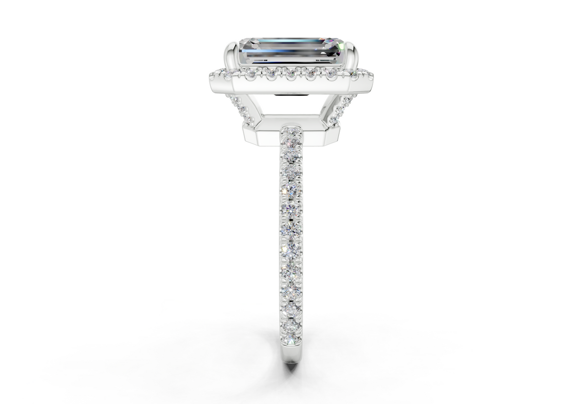 The Fifth Avenue Halo Signature Engagement Ring