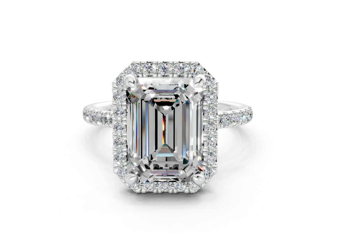 The Fifth Avenue Halo Signature Engagement Ring