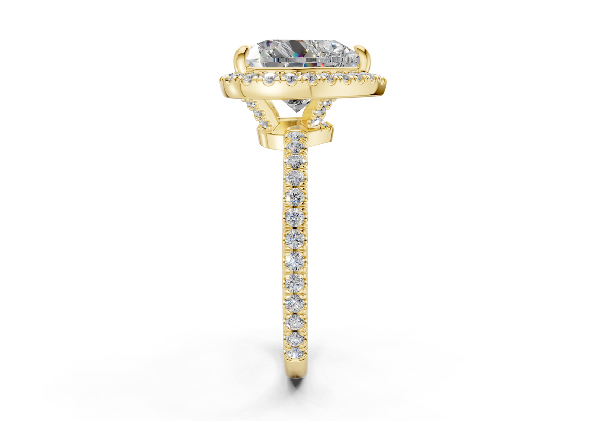 The Fifth Avenue Halo Signature Engagement Ring