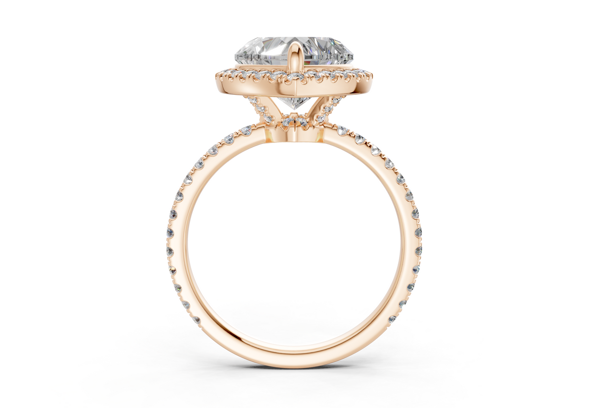 The Fifth Avenue Halo Signature Engagement Ring